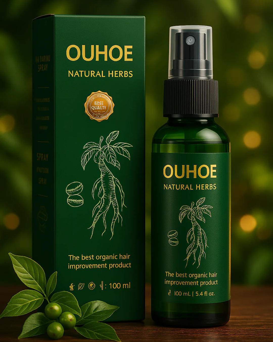 Tónico Ouhoe Control De Caída Y Crecimiento De Cabello